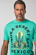 T-Shirt, Halbarm, Brustprint, bis 8 XL
