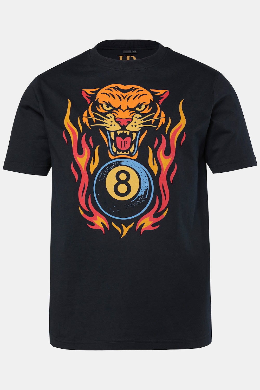 T-Shirt, Halbarm, Print, bis 8 XL