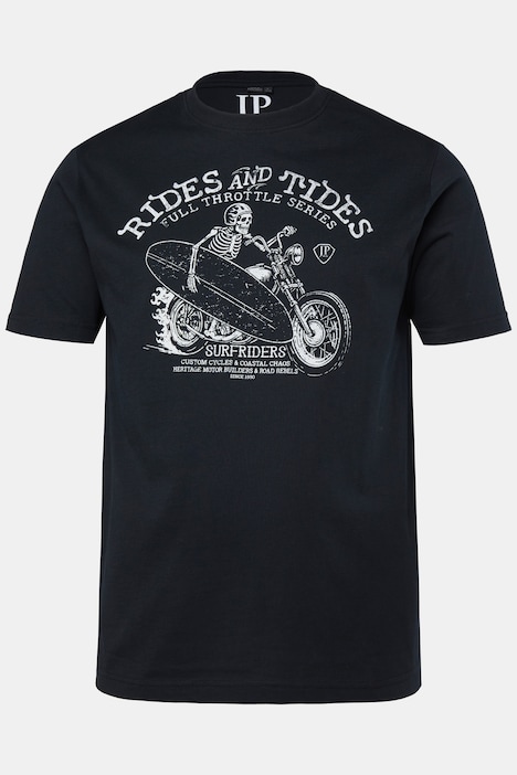 T-shirt, mezze maniche, stampa sul petto, fino alla taglia 8XL