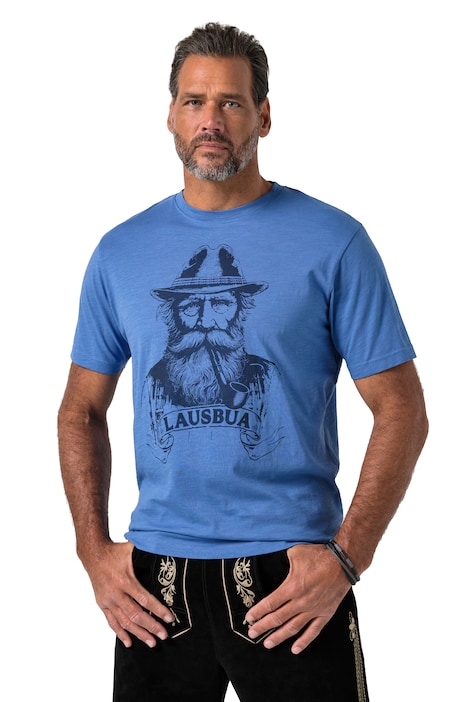 Tričko, lidový motiv, krátké rukávy, potisk na hrudi, až do velikosti 8XL