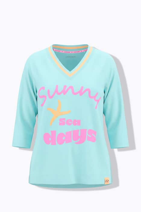 Mikina, V výstřih, 3/4 rukáv