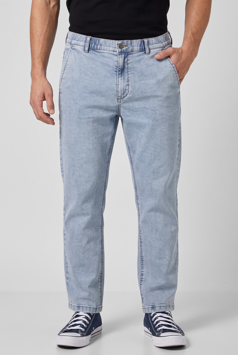 Chino-jeans, FLEXNAMIC®, denim, straight fit, opptil størrelse 72