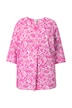 Halenka, květinový vzor, tunikový výstřih, 3/4 rukáv