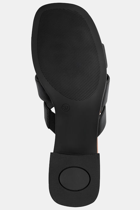 Leder-Pantoletten, Jana Softline, Weite H