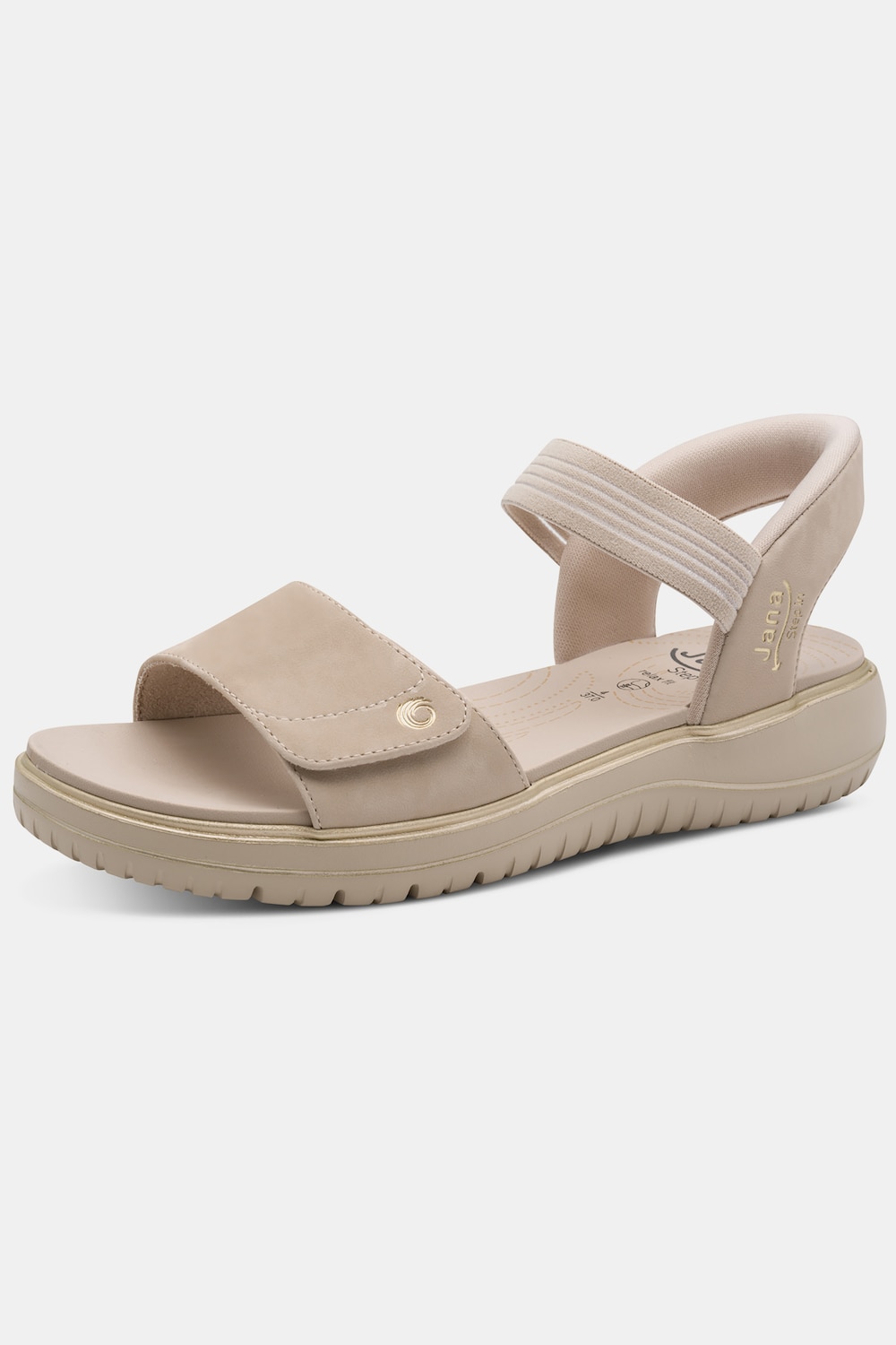 Klett-Sandaletten, vegan, Jana Shoes, Weite H
