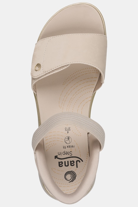 Klett-Sandaletten, vegan, Jana Shoes, Weite H
