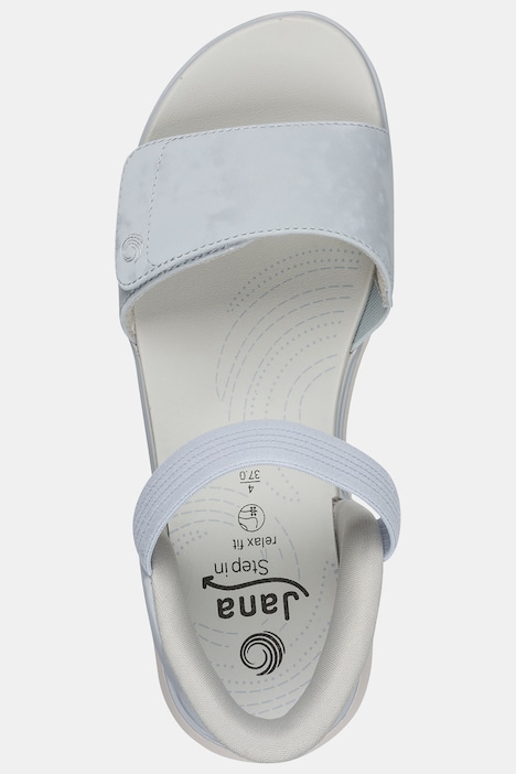 Klett-Sandaletten, vegan, Jana Shoes, Weite H