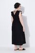 Maxikleid, A-Linie, V-Ausschnitt, Flügelärmel