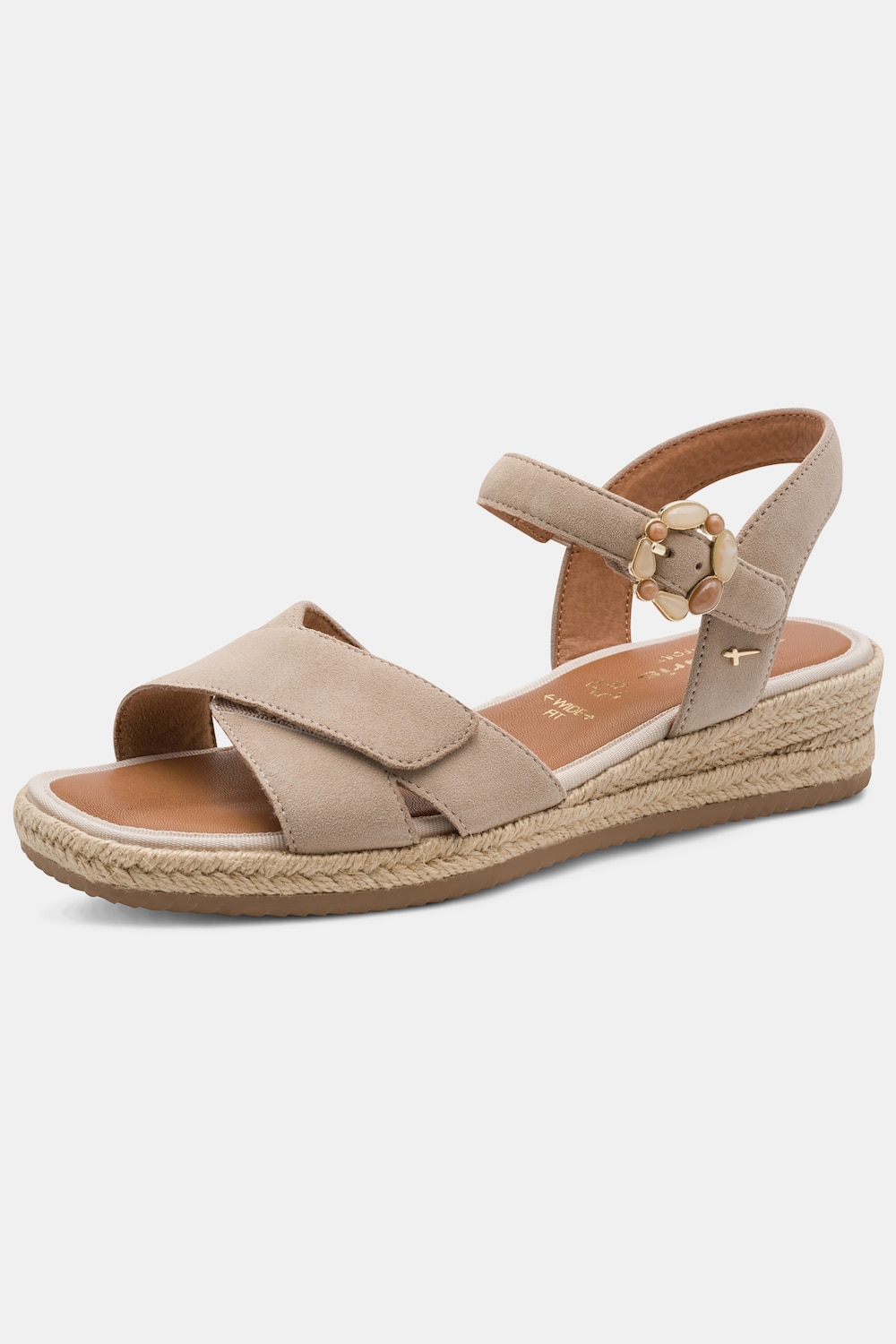 Leder-Sandalen, Tamaris Comfort, Wide Fit