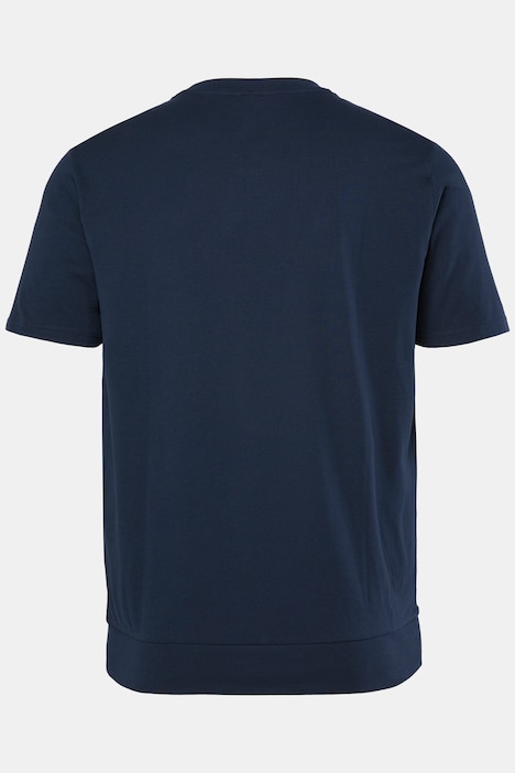 T-shirt buikfit, korte mouw, print, ronde hals, L tot 8XL