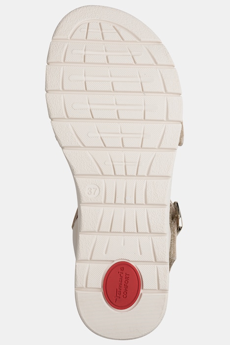 Sandaletten, Tamaris Comfort, Leder-Fußbett, Wide Fit