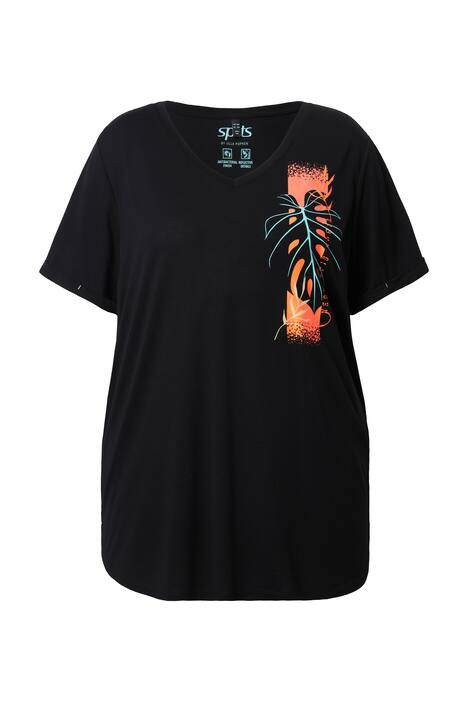 Funkční tričko, antibakteriální, V výstřih, polodlouhý rukáv