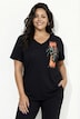 Funktions-Shirt, antibakteriell, V-Ausschnitt, Halbarm