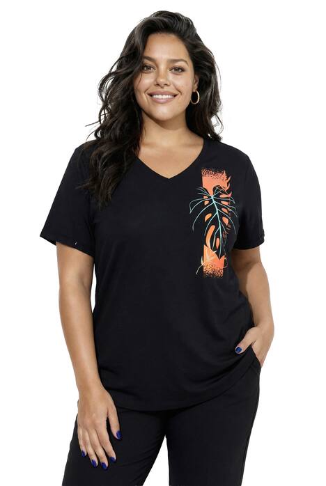 Funkční tričko, antibakteriální, V výstřih, polodlouhý rukáv