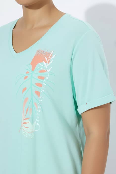 Funktions-Shirt, antibakteriell, V-Ausschnitt, Halbarm