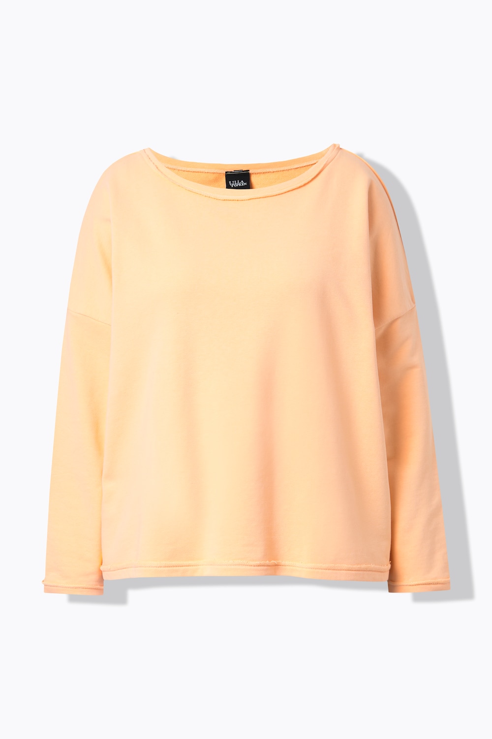 Stora storlekar Mjukiströja, Dam, orange, storlek: 42/44, Bomull/Polyester, Ulla Popken