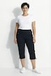 Pantaloni Capri stretch, gamba dal taglio dritto, idrorepellenti