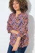 Tunică, detalii încrețite, decolteu tunică, mâneci 3/4
