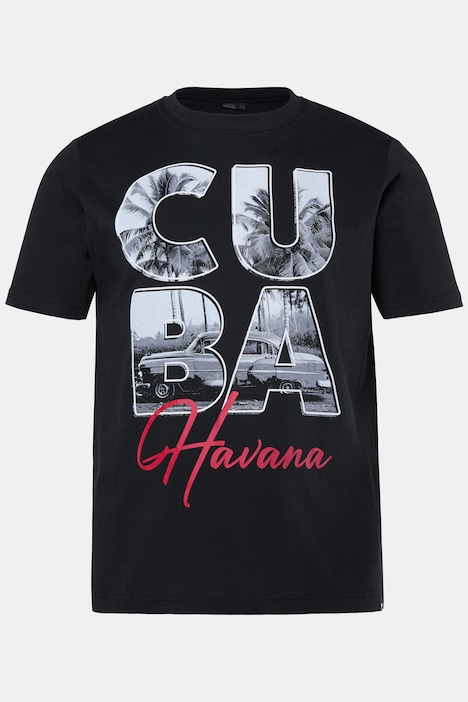 T-Shirt, Halbarm, Print, Rundhals, bis 8 XL