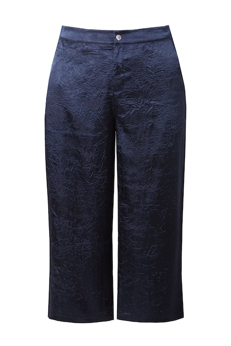 Kalhoty Culotte Mary, široké, rovné nohavice, komfortní pas