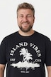 T-Shirts, 2er-Pack, Halbarm, Print, Rundhals, bis 8 XL