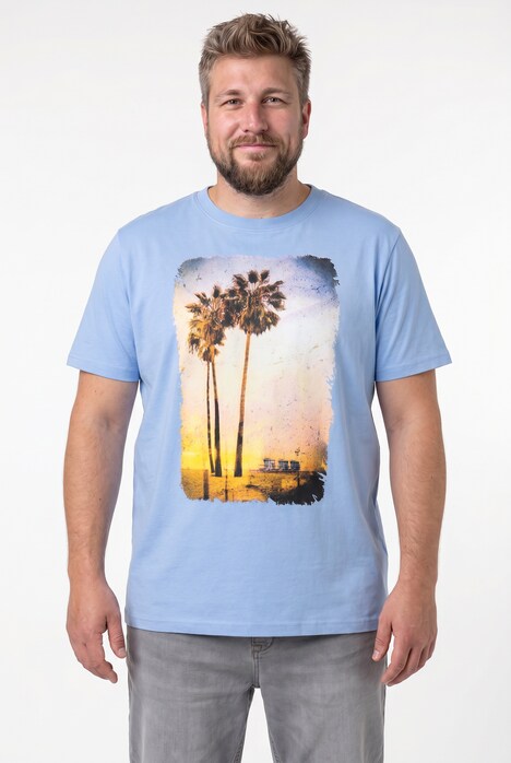 T-Shirts, 2er-Pack, Halbarm, Print, Rundhals, bis 8 XL