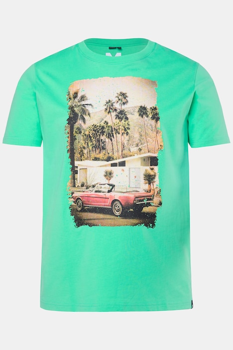 Lot de 2 t-shirts à manches courtes, col rond et imprimé - jusqu'au 8 XL