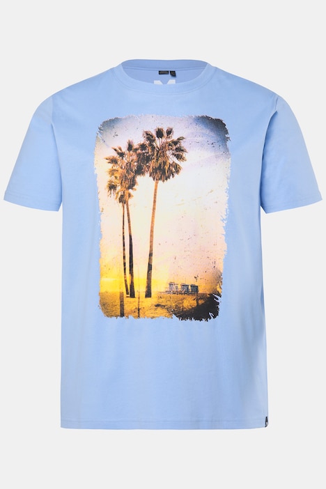 Lot de 2 t-shirts à manches courtes, col rond et imprimé - jusqu'au 8 XL