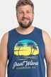 Tanktops, 2er-Pack, Print, Rundhals, bis 8 XL