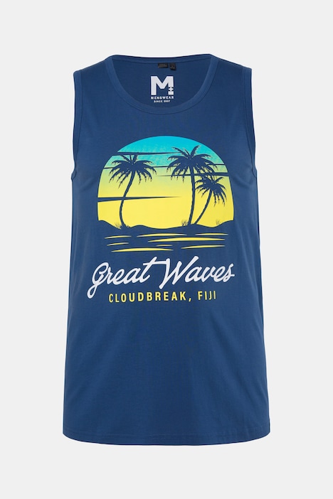 Tanktops, 2er-Pack, Print, Rundhals, bis 8 XL