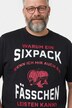 T-Shirt, Halbarm, Print, Rundhals, bis 8 XL