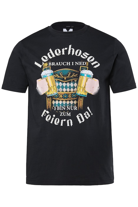 T-Shirt, Halbarm, Print, Rundhals, bis 8 XL