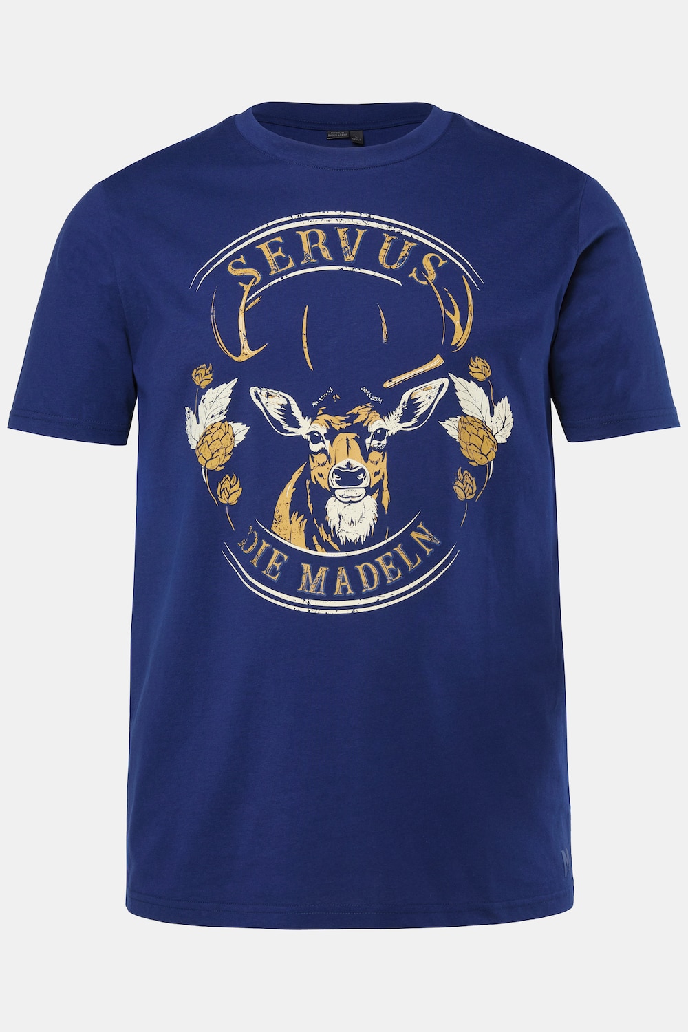 T-Shirt, Halbarm, Print, Rundhals, bis 8 XL
