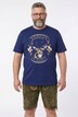 T-Shirt, Halbarm, Print, Rundhals, bis 8 XL