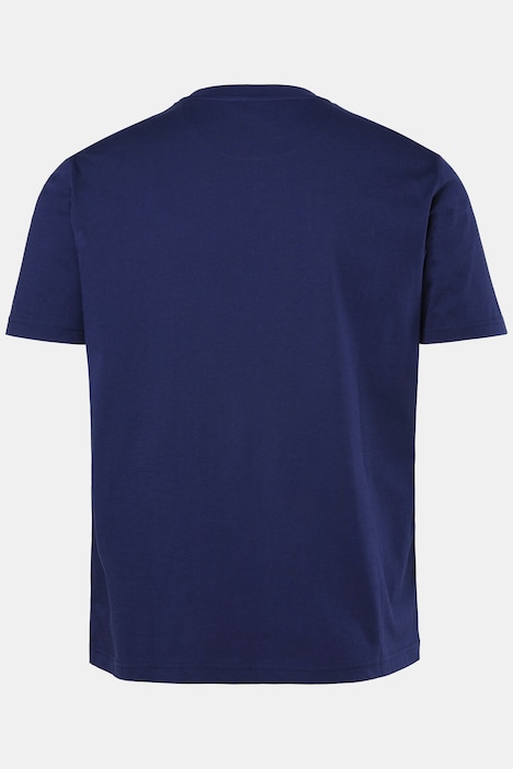 T-shirt con stampa, scollo a girocollo e mezze maniche, fino alla tg. 8XL