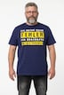 T-shirt con stampa, scollo a girocollo e mezze maniche, fino alla tg. 8XL
