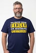 T-shirt con stampa, scollo a girocollo e mezze maniche, fino alla tg. 8XL