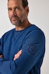 Sweatshirt, Indigo Färbung, Rundhals, bis 8 XL