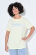 T-shirt, oversized, tekst, korte mouwen