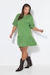 Flounce Panel Short Sleeve Jersey Dress