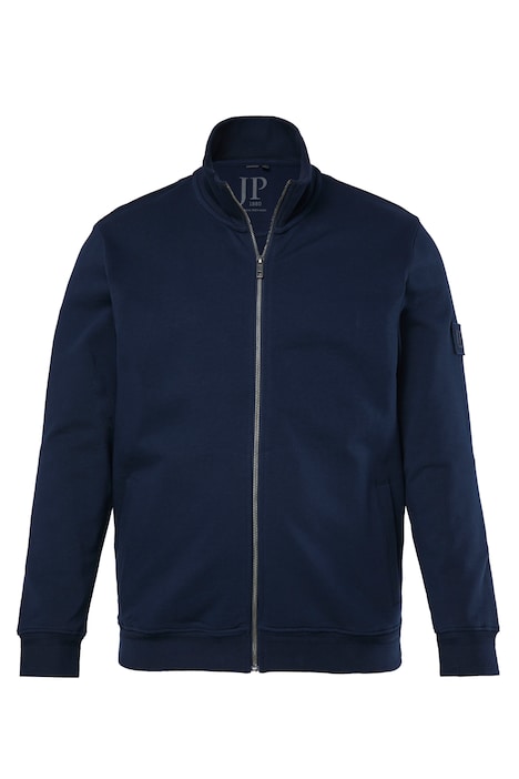 Mikina, teplákovina, stojáček, zip, do velikosti 8XL