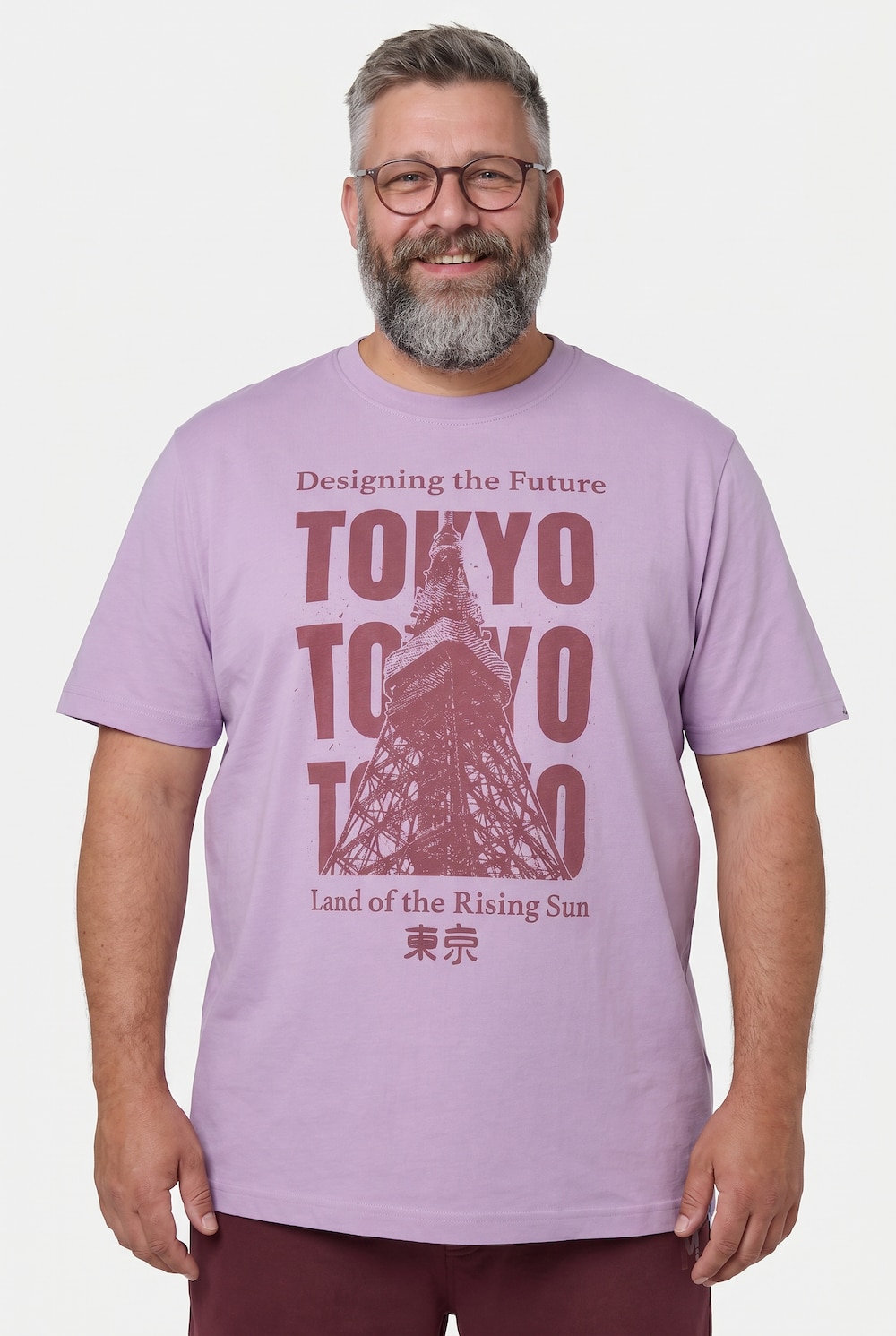 T-Shirt, Halbarm, Print, Rundhals, bis 8 XL