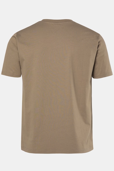T-shirt, korte mouw, print, ronde hals, tot 8XL