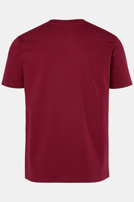 T-shirt, korte mouw, print, ronde hals, tot 8XL