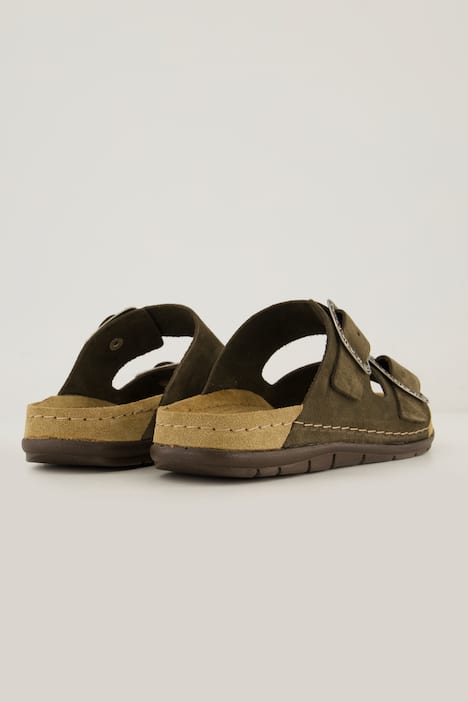 Rohde sandalen, suède, comfortabele wijdte