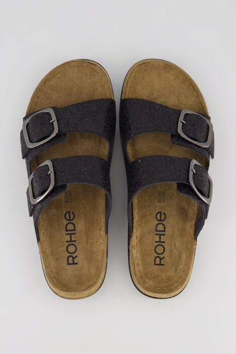 Rohde leren muiltjes, memory-diep voetbed, comfortabele wijdte