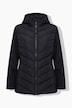 HYPRAR Hybrid-Jacke, Materialmix, Stehkragen, Kapuze