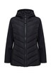 HYPRAR Hybrid-Jacke, Materialmix, Stehkragen, Kapuze