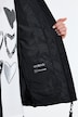 HYPRAR Hybrid-Jacke, Materialmix, Stehkragen, Kapuze