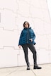 HYPRAR Hybrid-Jacke, Materialmix, wasserabweisend, winddicht und atmungsaktiv, Stehkragen, Kapuze